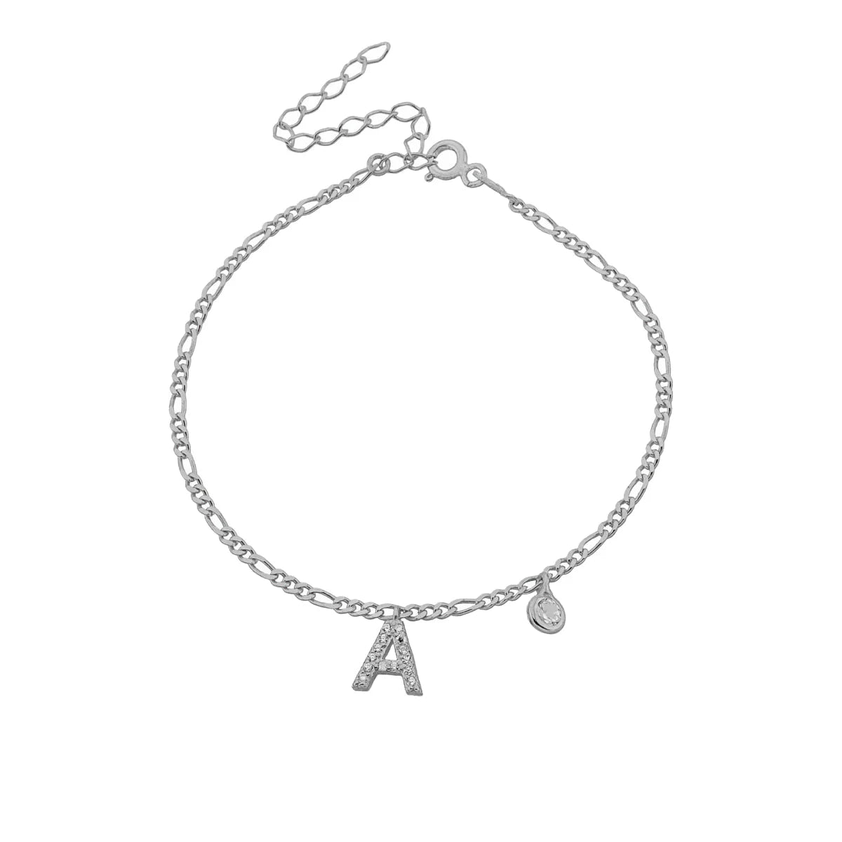 Bracelet lettre et strass